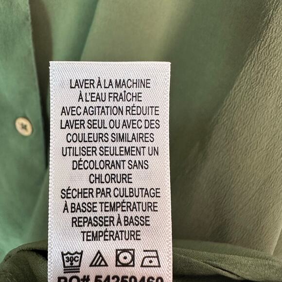 Catherine’s women blouse round collar button up V-neck feminine fall plus size ￼ - Picture 6 of 10